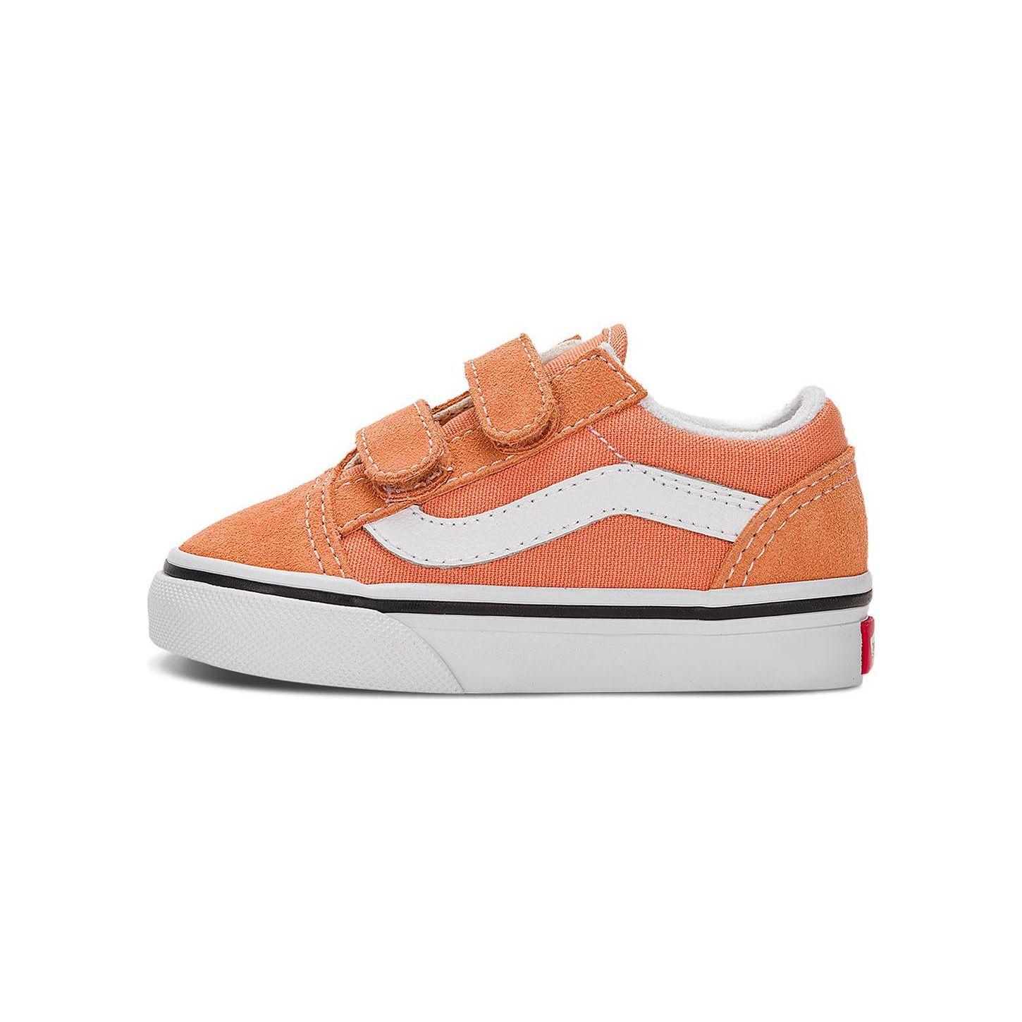 Vans Old Skool Серия Спортивные Низкие Ходячие Кроссовки Детская Обувь Оранжевый VN0A4VJJBM5 25 brown