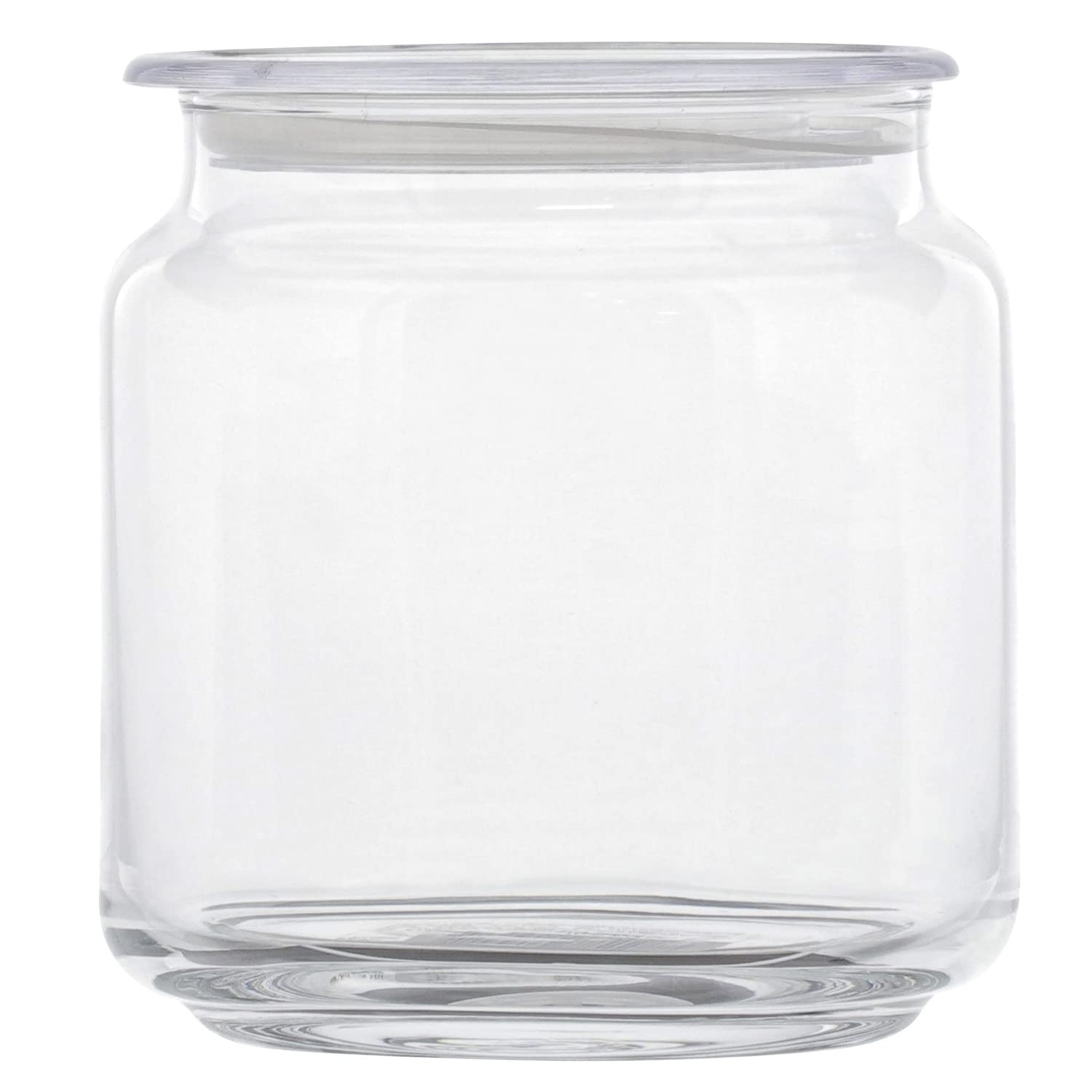 Bestco Стеклянная банка Контейнер для хранения Pure Jar Rondo Luminarc 0.5л ND-5761 white Nippon-Mart