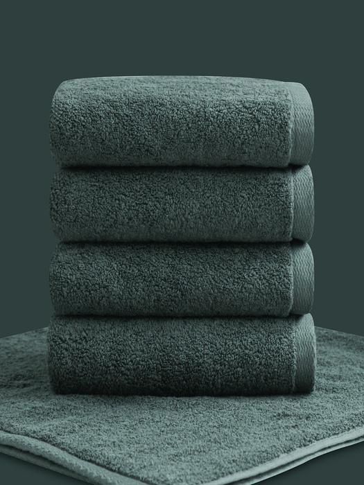 Полотенце Songwol Leah темно-зеленое [5 шт.] Leah Dark Green Chapter 5 gray May Home & Kitchen