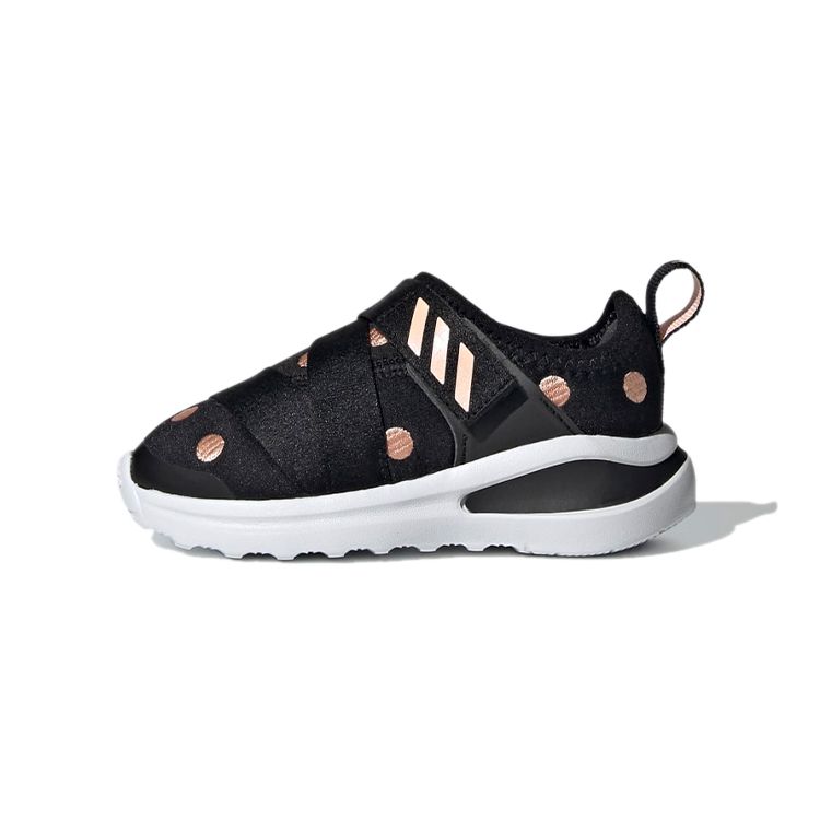 Детские кроссовки adidas FortaRun X Infant Polka Dot Black Core-Black Glow-Pink FY2619 25½ black