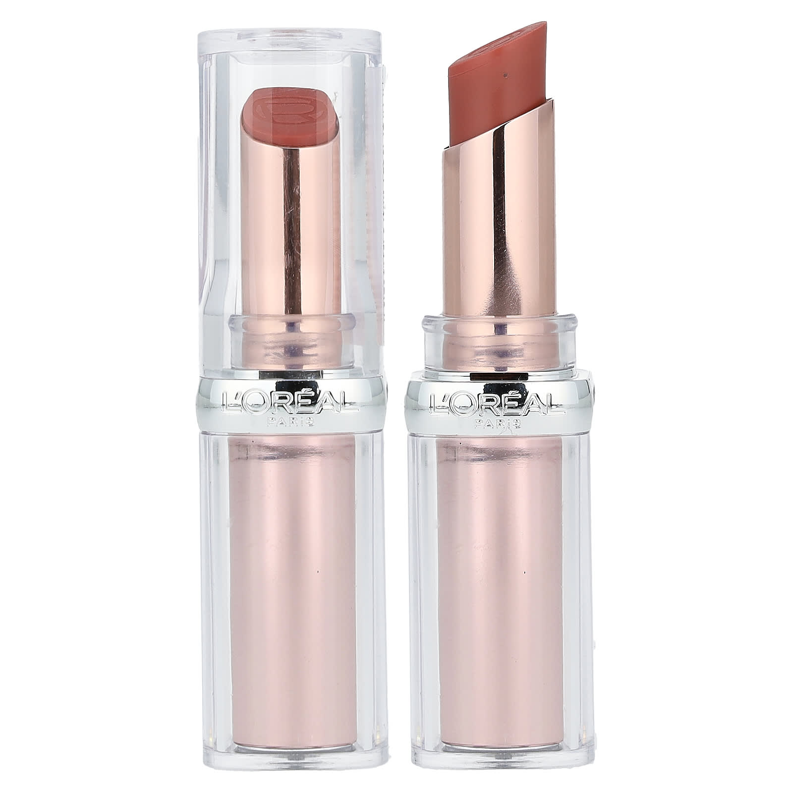 L Oréal, Glow Paradise, Ночная помада, 180 Beige Eden, 1 помада white MayBeauty