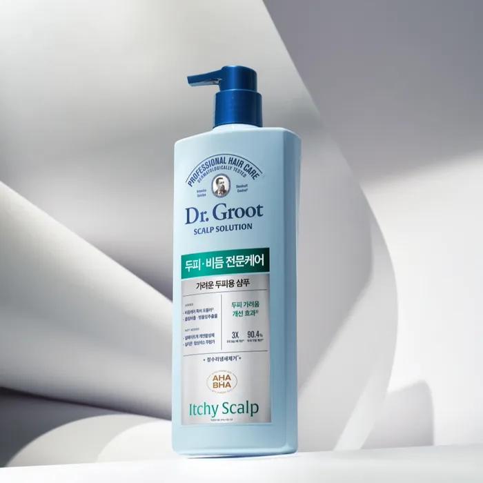 Доктор. Groot Scalp Solution Шампунь от зуда кожи головы 700 мл x 2 gray BeautyGlam