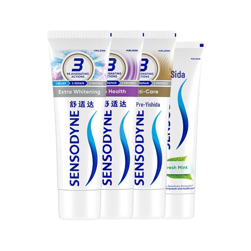Набор зубных паст Sensodyne All-in-One для ухода за деснами и эмалью white JDST online