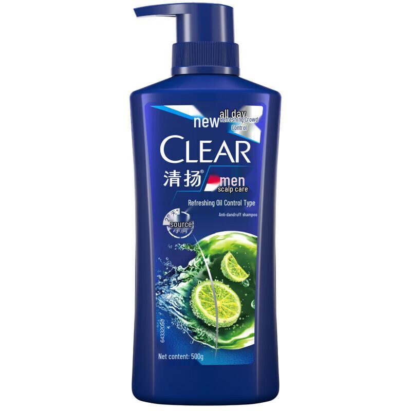 Clear Men Шампунь против перхоти Свежий контроль жирности Лайм Ментол blue JDST online
