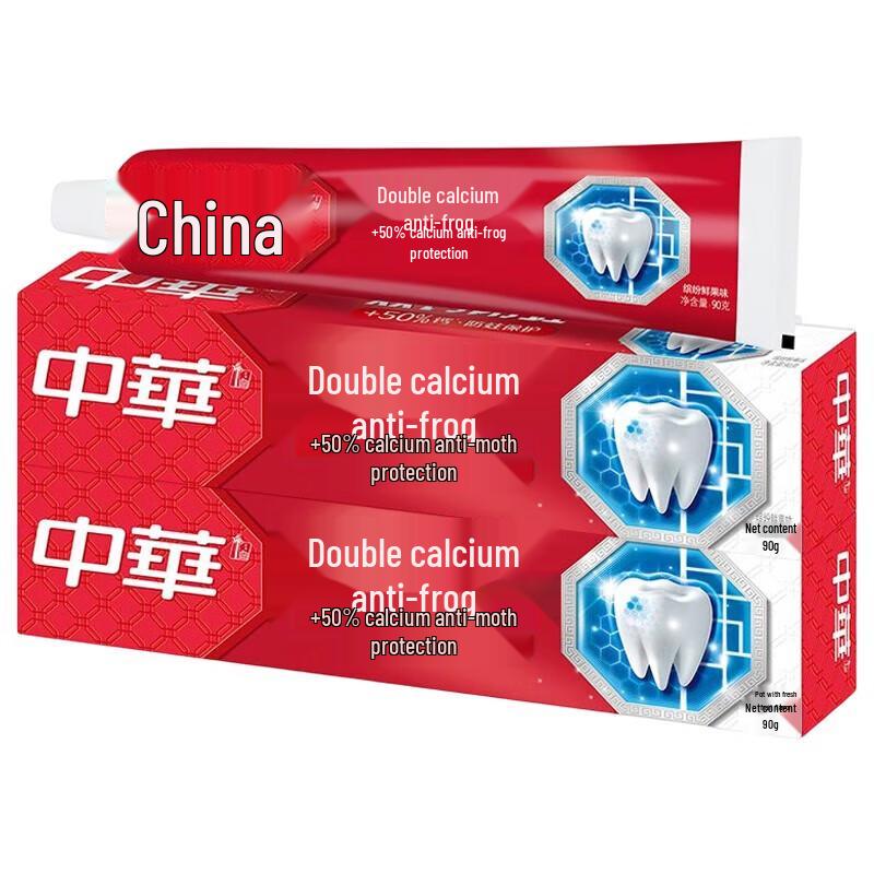 Зубная паста Zhonghua Healthy White с фруктовым вкусом и пищевой содой red JDST SELECTION