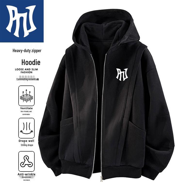 Мужская толстовка на молнии PNJ 3XL чёрный JDST online