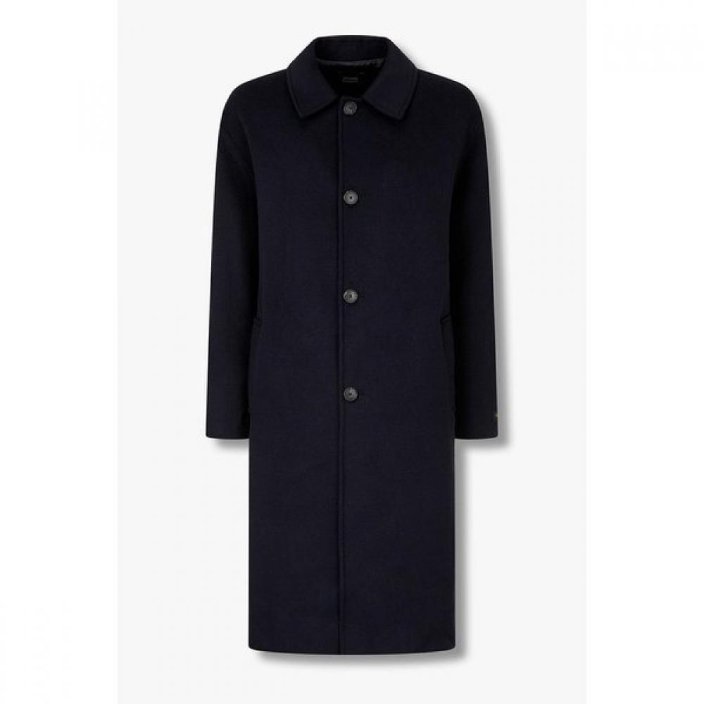 Tomboy Cashmere Blend Balmacaan Coat 91m5411922ar 58 (dark navy)/L(100~105) black