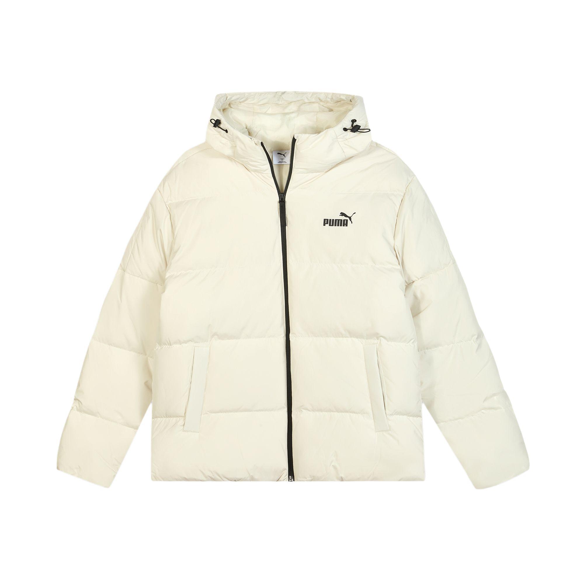 Унисекс пуховик Puma Warm с капюшоном, ветрозащитный, водостойкий 692911-87 M beige
