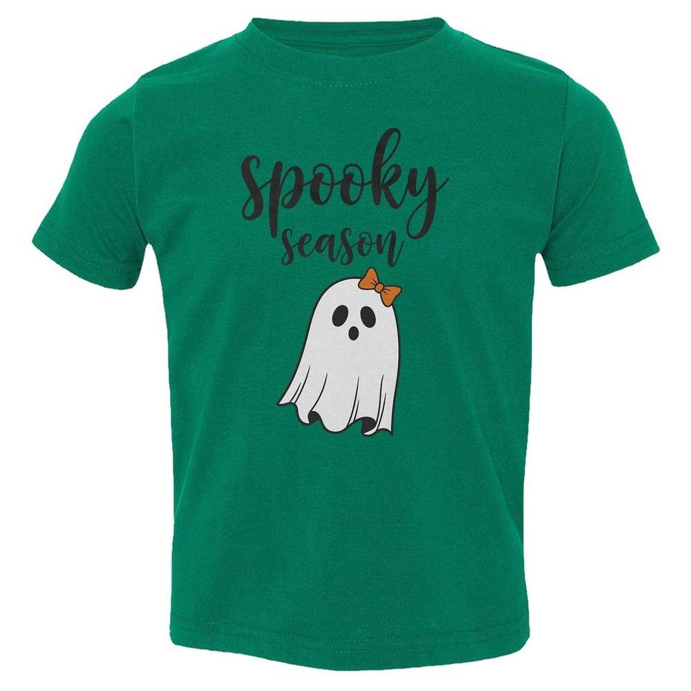 Spooky Season Arrived Cute Ghost - Halloween Design Toddler T-Shirt Unisex T-Shirt S white ComfortWe3r