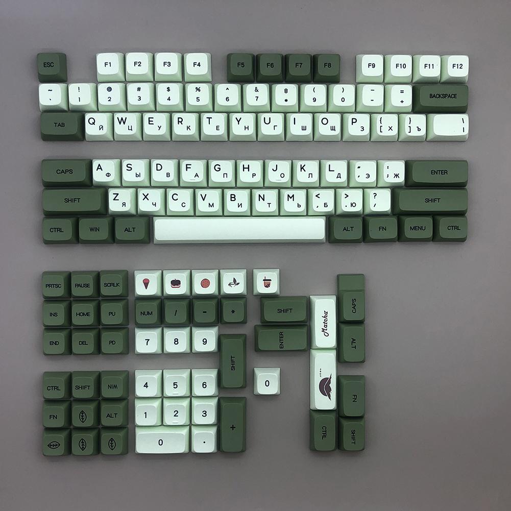 134 клавиши XDA Keycaps DIY Custom Profile Dye Sublimation PBT Keycap для переключателей Cherry Gatrron MX Mechanical Keyboard Key Cap black Home Textile Home Decoration