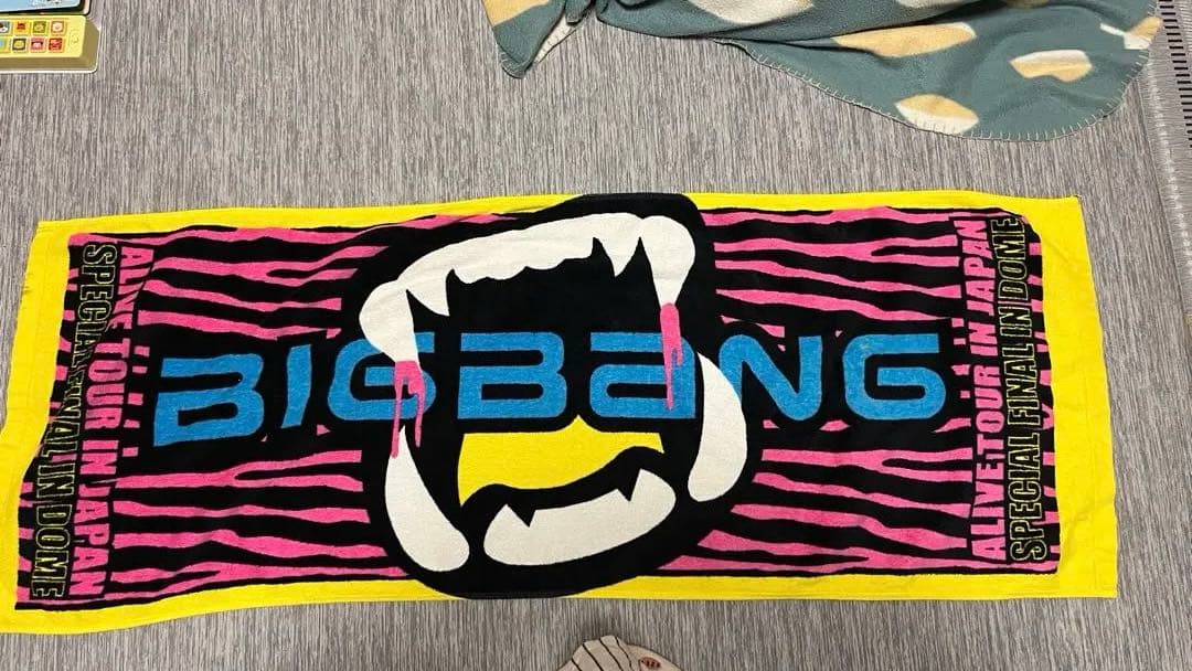 [Б/У] Цена снижена! Полотенце BIGBANG ALIVE TOUR В ЯПОНИИ blue NO BRAND