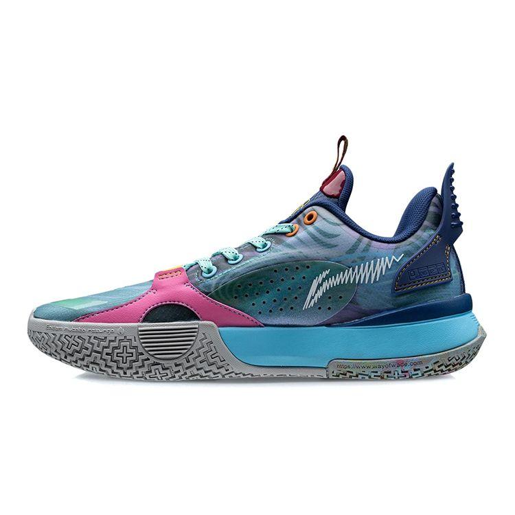 Баскетбольные кроссовки Li Ning All City 10 V1 с противоскользящим покрытием, амортизирующие, прочные, низкие, детские, темно-синие, ABPS059-2 40 blue Li-Ning