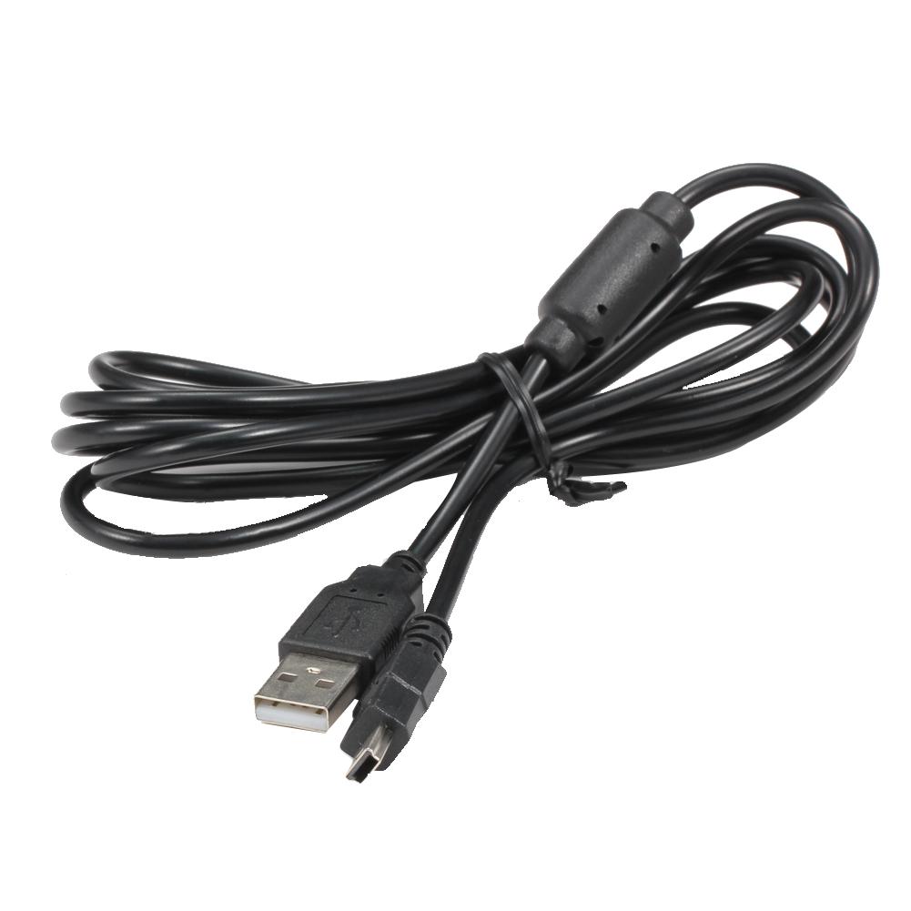 USB-кабель для зарядки беспроводных игровых приставок Sony PS3 с магнитным кольцом, кабель для зарядки, провод для Playstation 3 black Luminaire Lighting Mall