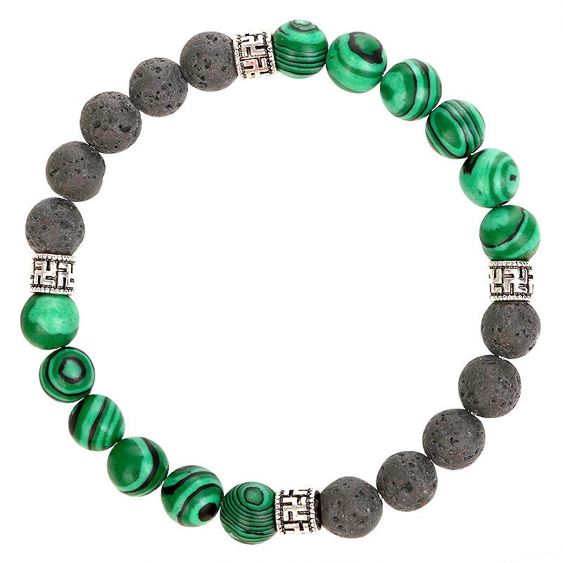 Lava volcanic stone, natural stone bracelet, natural stone peacock bracelet, Christmas gift, Stocking stuffers, Valentine s Day gift gray Sweet Story