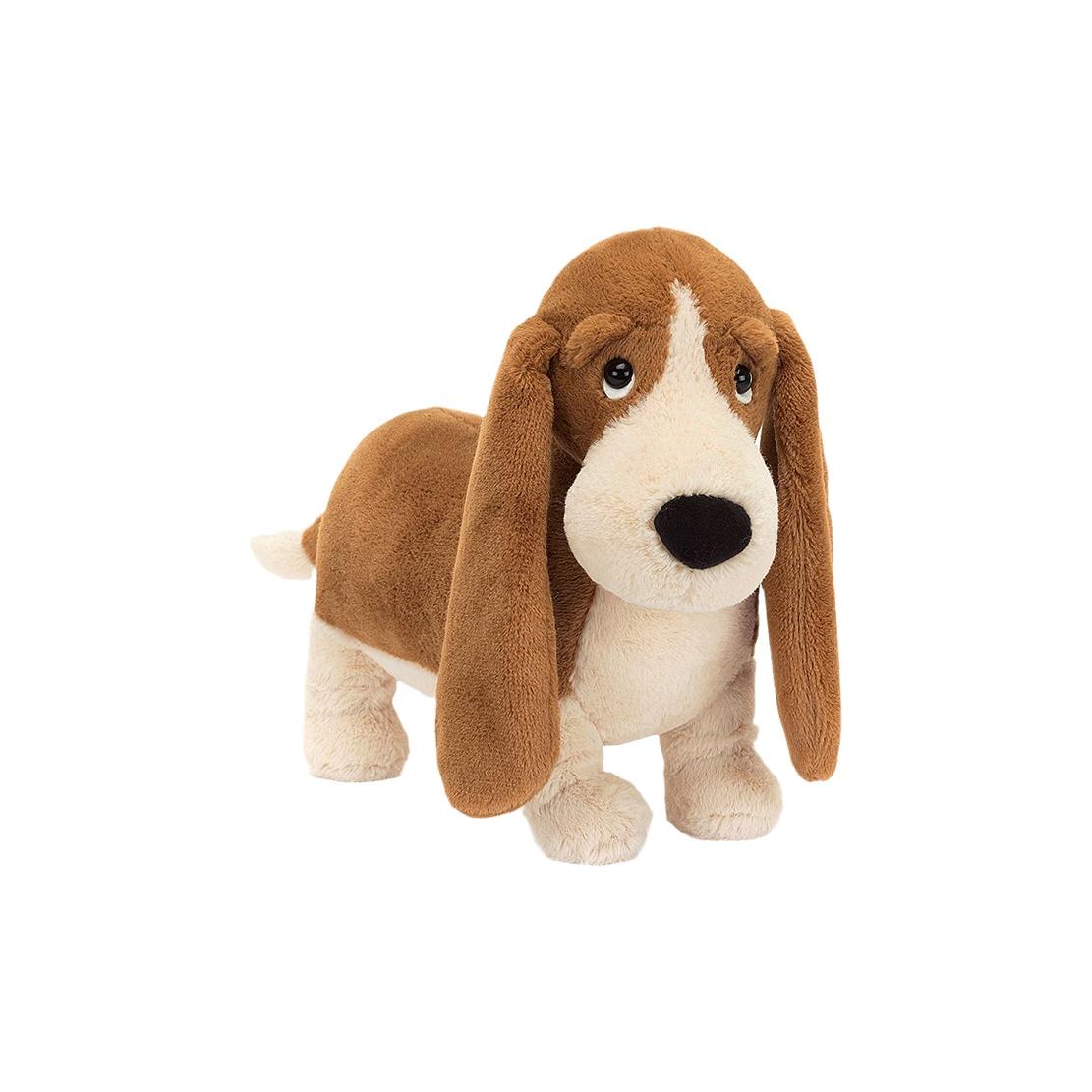 JELLYCAT Серия Собаки Бассет-хаунд Милая Кукла Плюшевая Кукла Высотой 23 см Box Not Included brown