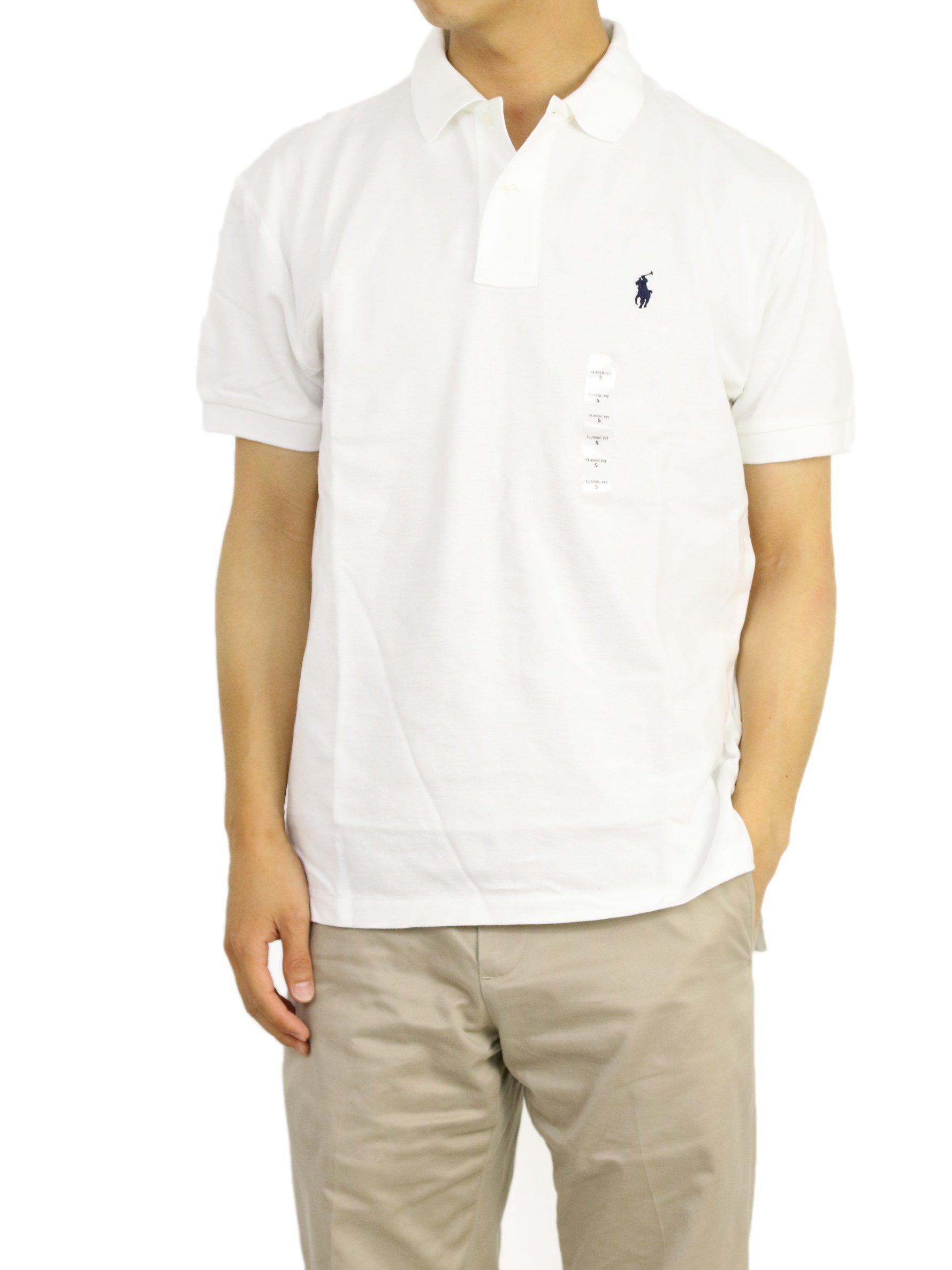 POLO Ralph Lauren Классический крой Поло КЛАССИЧЕСКИЙ КРОЙ Белая Мужская Рубашка, 0105325, [Б/у] белый DOKI DOKI MARKET form NIPPON