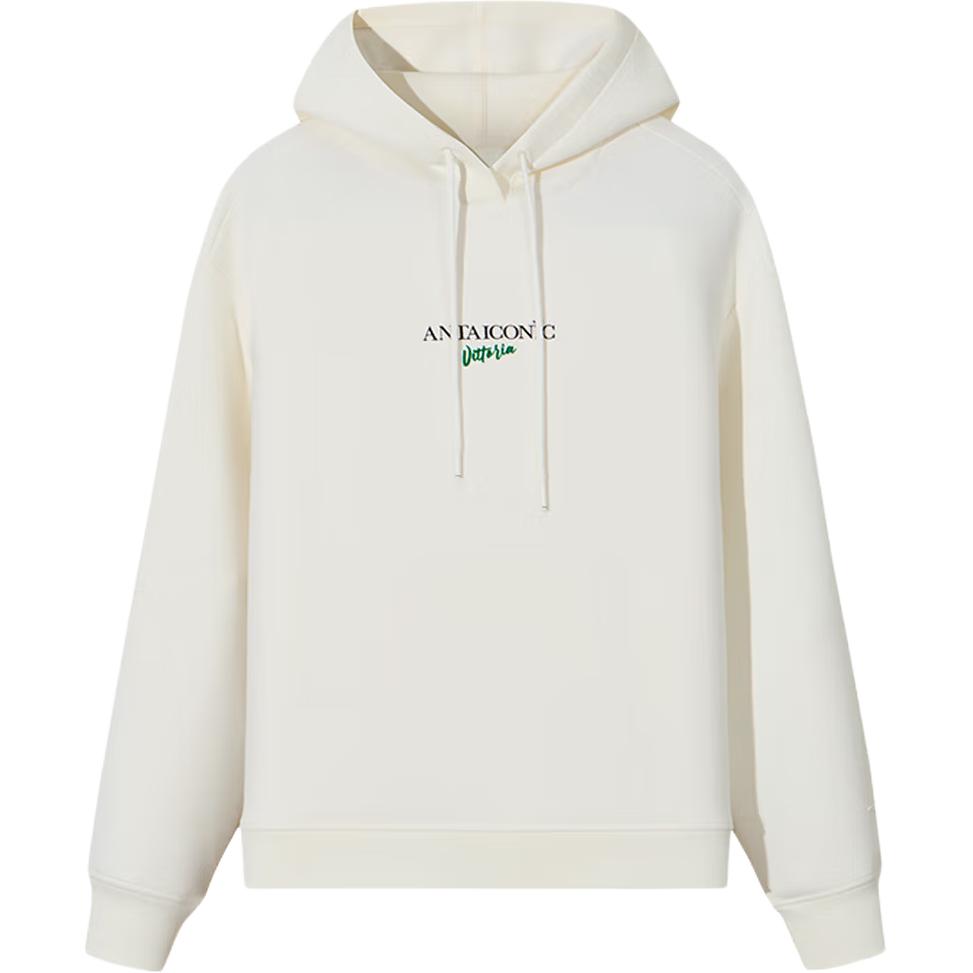 Женская толстовка с капюшоном Anta Iconic Stretch Dynamic Technology 162548713-1 M white