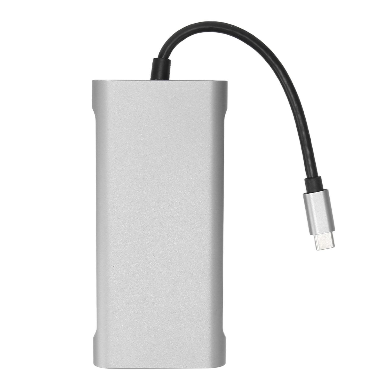 USB C Hub 11 в 1 HD мультимедийный интерфейс VGA PD 5 Гбит/с док-станция для передачи данных для ноутбуков white mfySpace