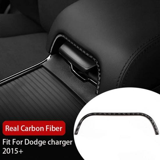 Carbon Fiber Storage Switch Bezel Centre Console Cover Trim Fits Charger 2015~UP gray 91420583MAC1N1FC1X