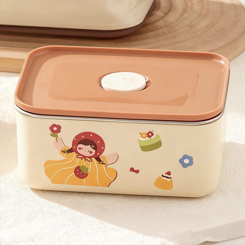 Микроволновой ланч-бокс Shengjia из нержавеющей стали 304 beige JDST online