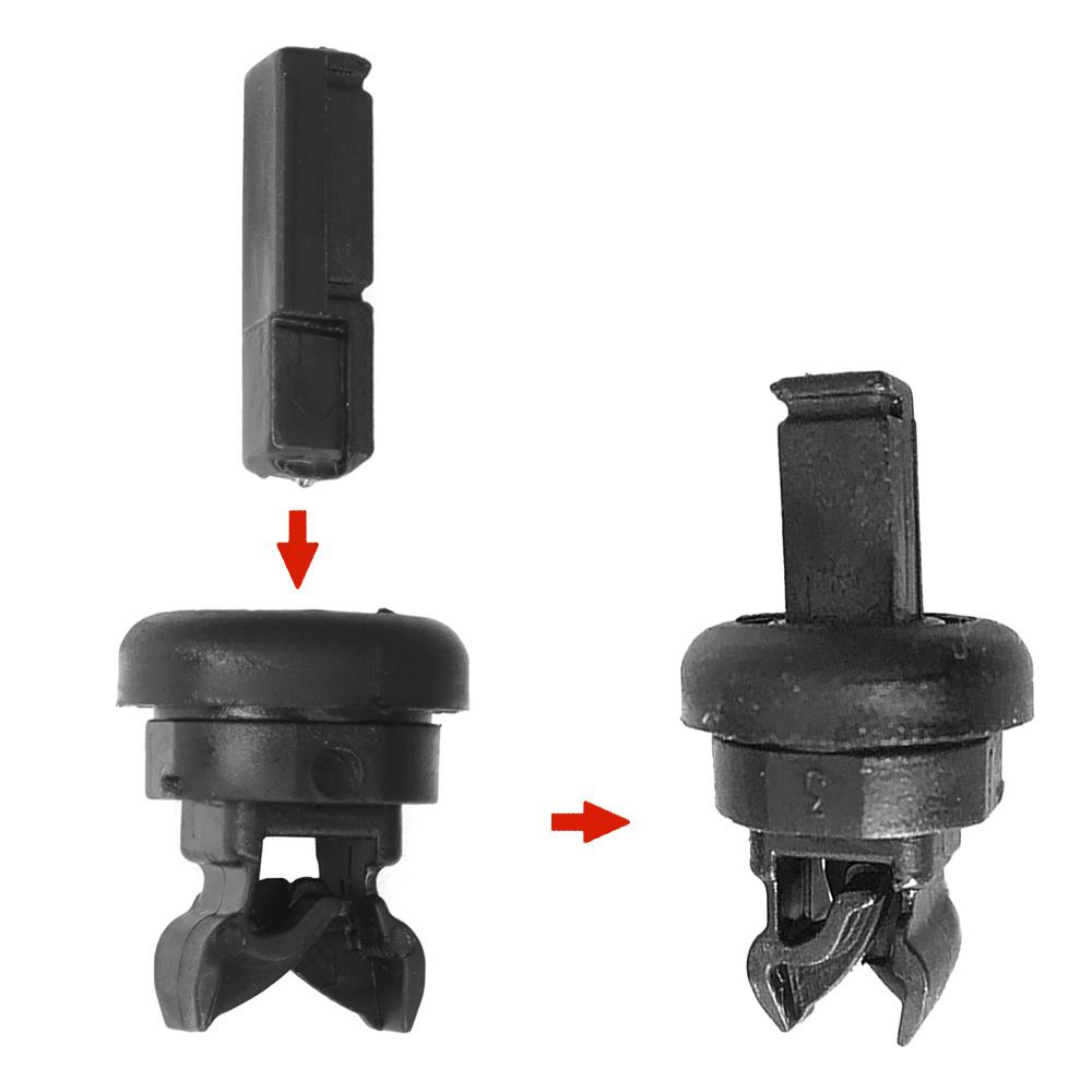 10 шт. Крепежные клипсы для полки багажника Nissan Qashqai J10 J11 Не black Autobotsscompany
