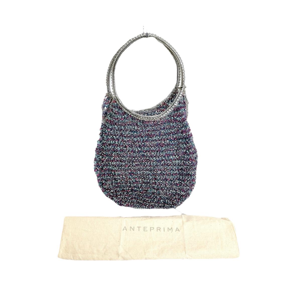 ANTEPRIMA party wedding Handbag wire Pink x Blue Women Used gray