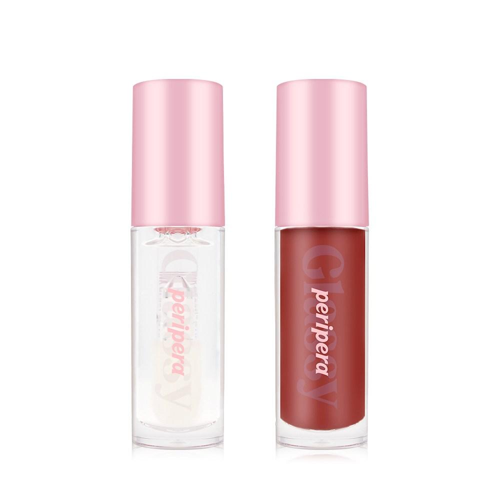 Блеск для губ Peripera Ink Glasting, Нет. 02 Edge Nude, 4,5 мл, 1 шт. white