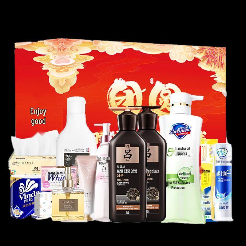 Изысканный подарочный набор для ухода за волосами Ryo red