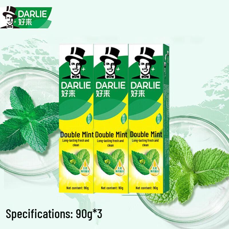 Зубная паста Darlie Double Mint для свежего дыхания и ухода за деснами yellow