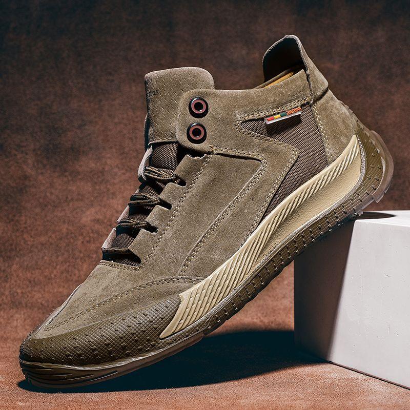 Мужские кожаные ботинки martin высокие кеды 39 gray Lee Shoes