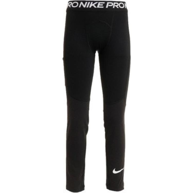 Nike Kids Knitted Sports Pants With Logo Print Quick-Dry Training Long Pants Kids bottoms Black DM8530-010 L black