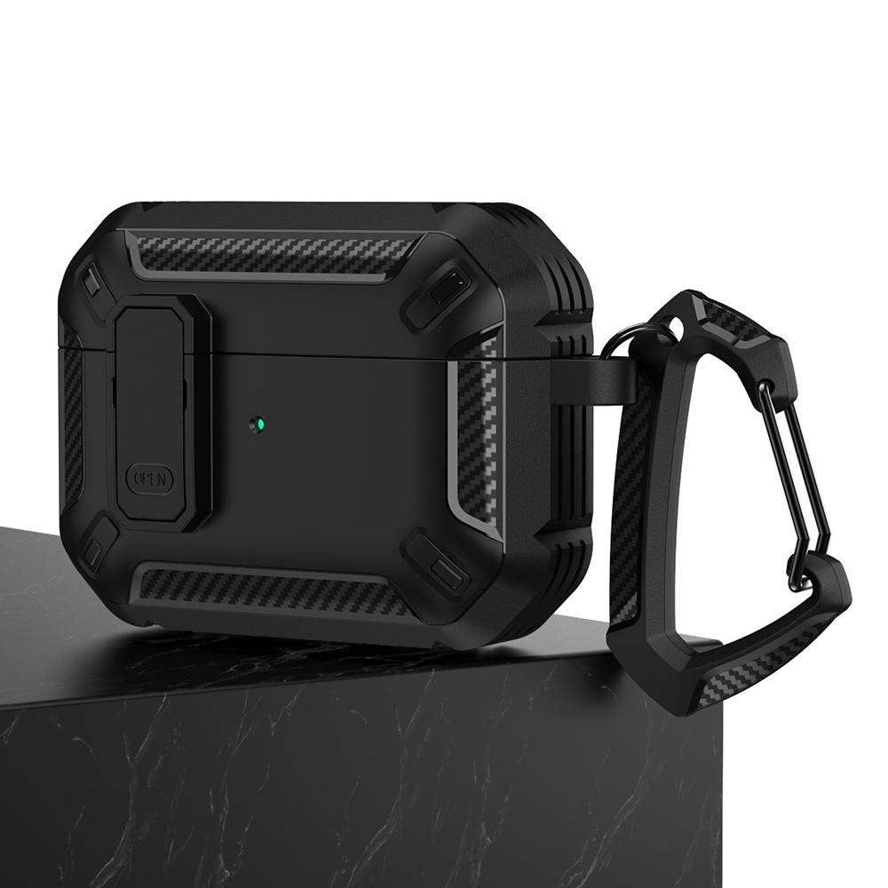 Новый 1 шт. Черный ТПУ Защитный чехол для наушников для AirPods 4-го поколения, Автооткрывание black Skyfree
