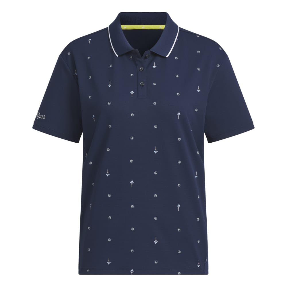 Женское поло с коротким рукавом Adidas Golf Monogram, цвет College Navy, black DOKI DOKI MARKET form NIPPON
