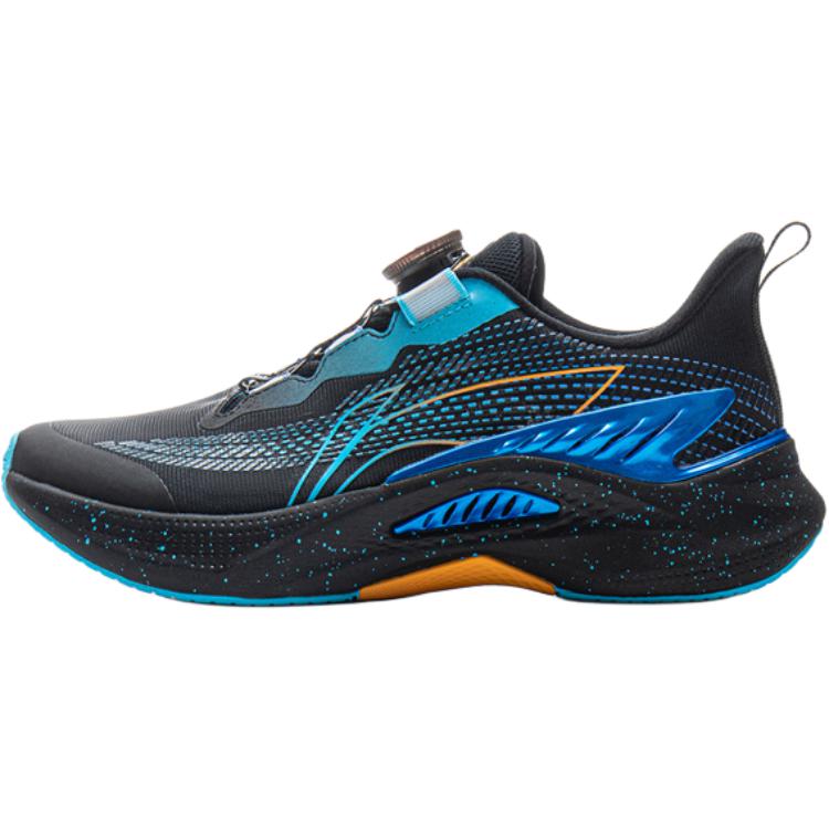 Li Ning Детские Kunpeng 3 Удобные Универсальные Амортизирующие Прочные Низкие Кроссовки для Бега Детские кроссовки Черный YKFV098-7 39 blue Li-Ning