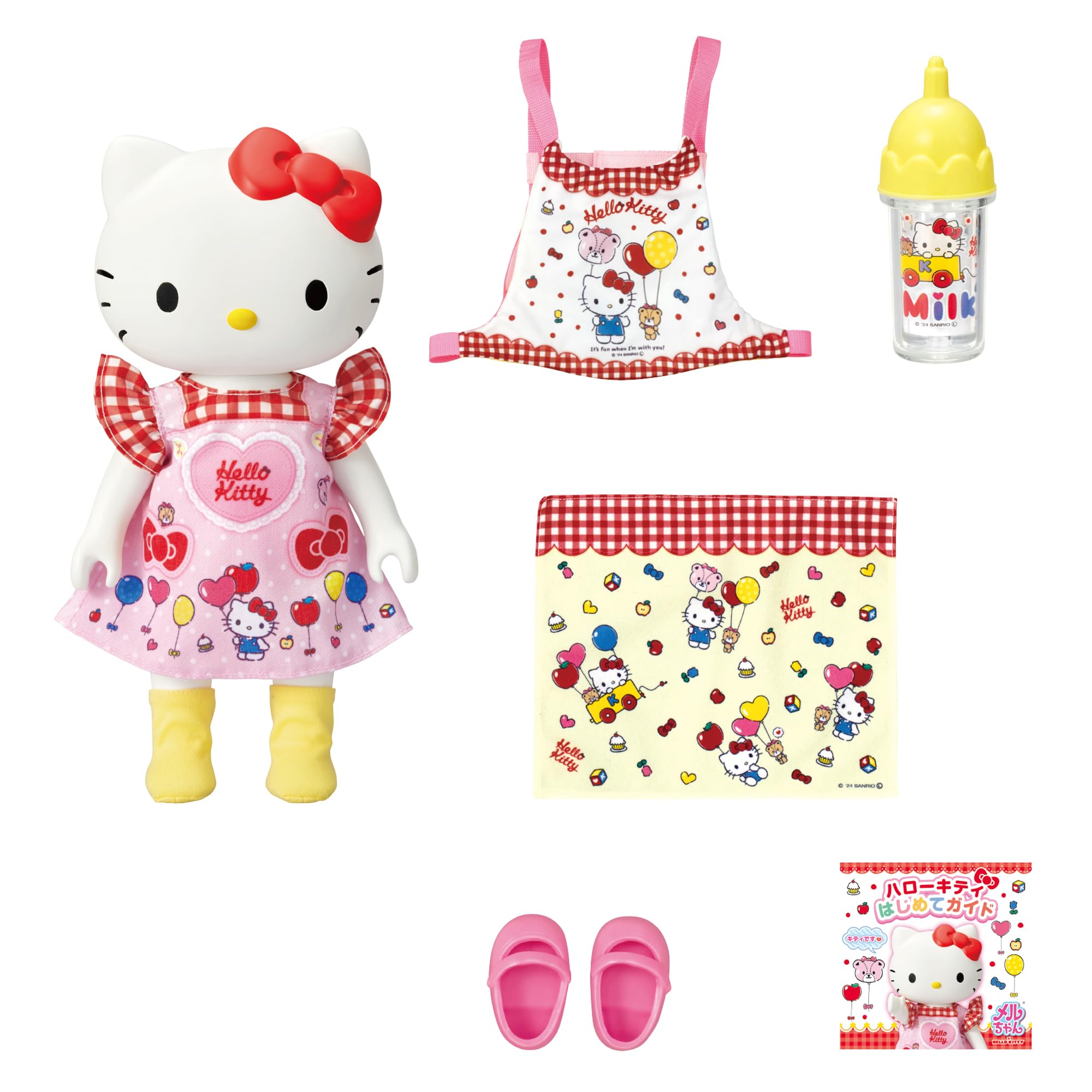 Кукла-пилот Hello Kitty Loves Caring of the Character Category Award на Japan Toy 2024 Возраст и старше Мел-чан Набор [Награды победителей] 1.5 white GOALMART
