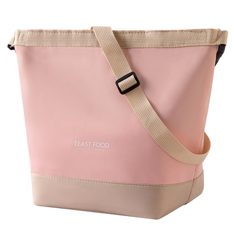 2026 Insulated Lunch Bag with Aluminum Foil Portable Bento Bag Waterproof Lunch Tote Bags Large Capacity for Outdoor Travel Work розовый KITCHEN-MALL