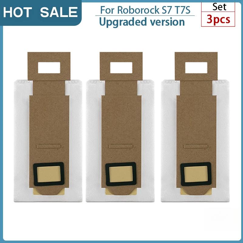 For Roborock S7 Dust bag Accessories T7S T7S Plus S7 Plus Garbage Bags Robot Replacement Vacuum Cleaner Bags Spare Parts white Live a beautiful life in your home