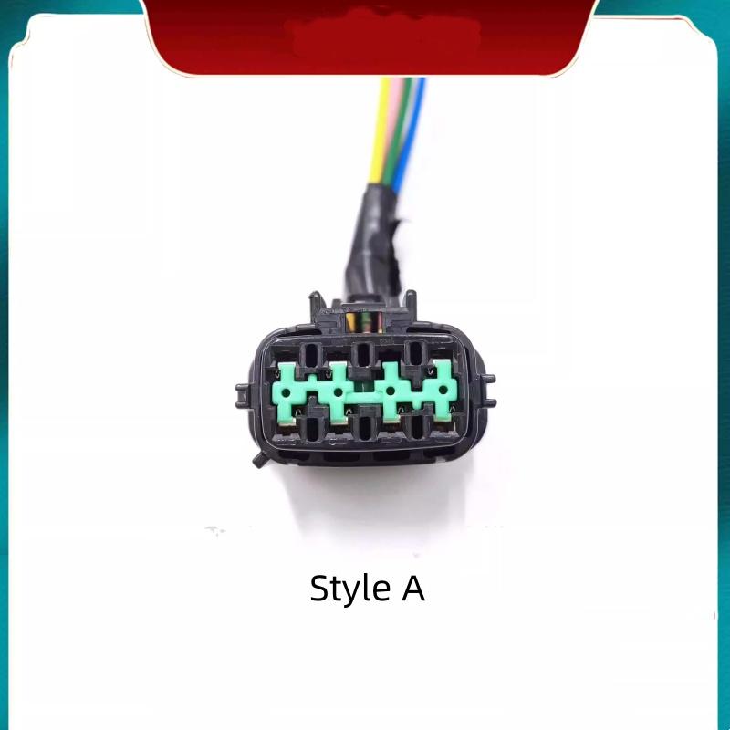 Headlight Plug Connector For Nissan X-TRAIL QASHQAI ALTIMA SENTRA TIIDA MURANO KICKS LANNIA Style A black Knifhhf