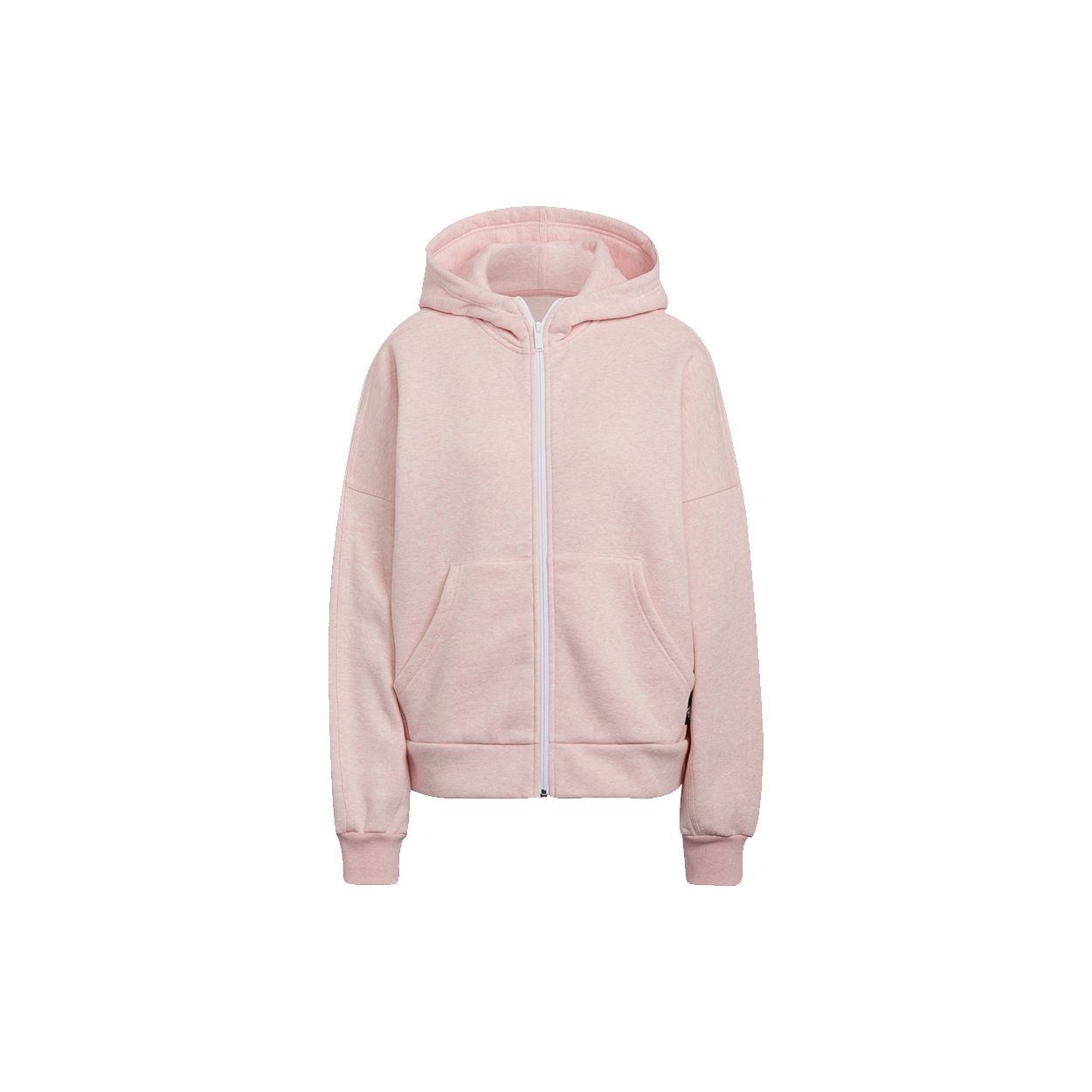 Adidas Однотонная спортивная куртка с капюшоном женская верхняя одежда розового цвета HE4156 M white