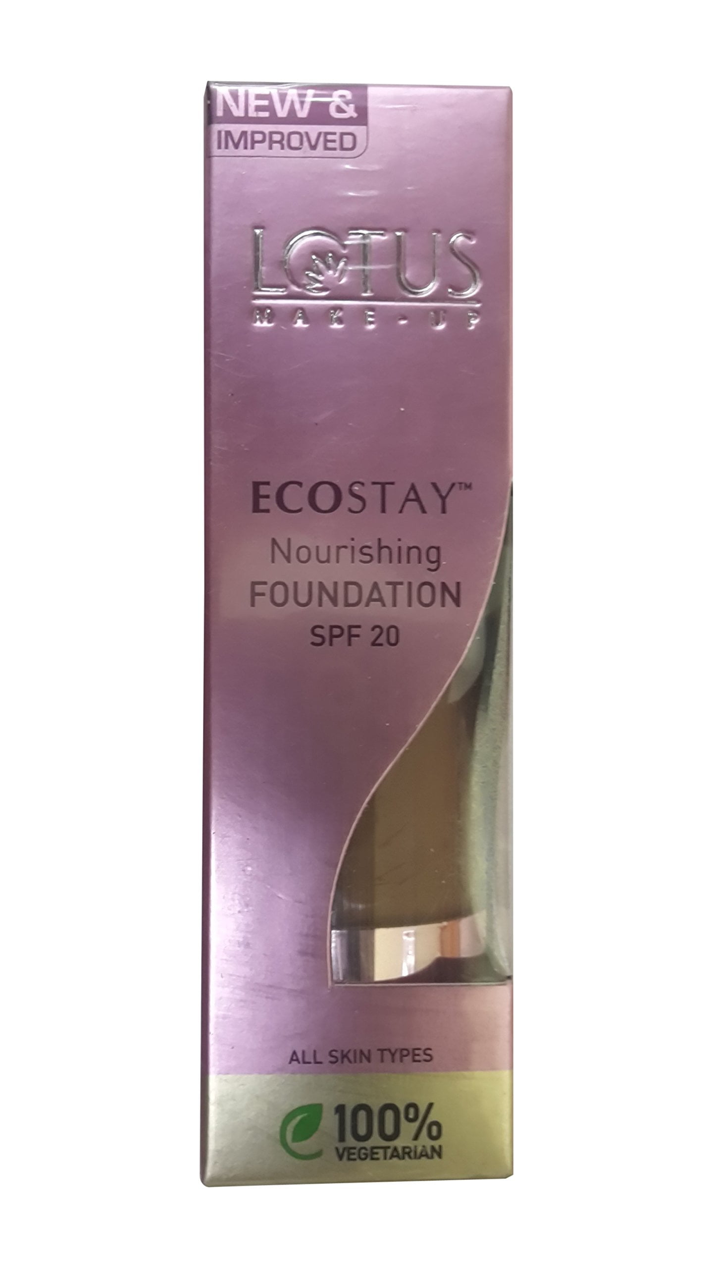 Тональный крем Lotus Herbals EcoStay SPF 20, Миндальный, 30 мл gray