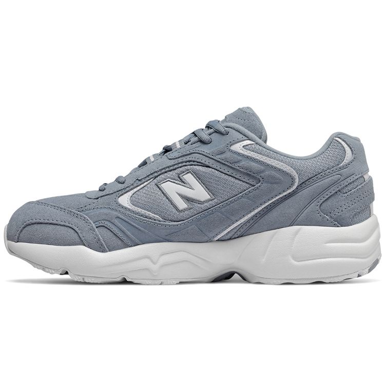 New Balance NB 452 Удобные низкие кроссовки для бега Унисекс кроссовки Серый Белый MX452SA 37 gray