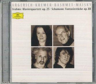 CD MARTHA ARGERICH, GIDON KREMER, MISC - Brahms Piano Quartet No. 1, Schuman UCCG1121 DEUTSCHE GRAMMO 2003 Japan Obi Classical Used RecordCityJP