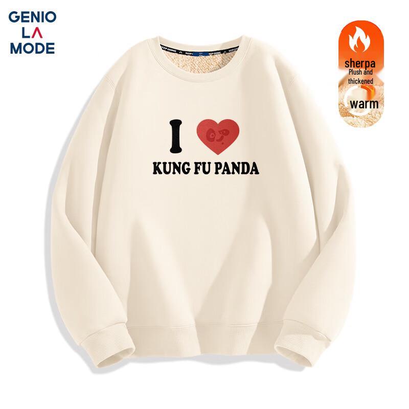GENIOLAMODE Толстовка унисекс с флисовой подкладкой Кунг-фу Панда 3XL white JDST online