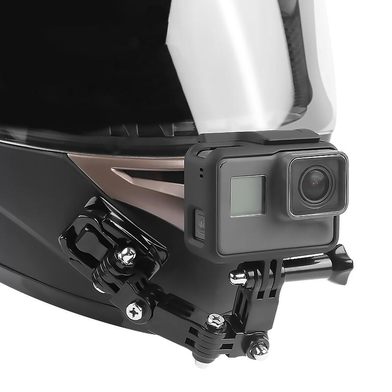 Для GoPro Hero6/5/4 мотоциклетный шлем подбородочный кронштейн поворотный стол кнопка крепление аксессуары для экшн-камер чёрный Underwear heaven
