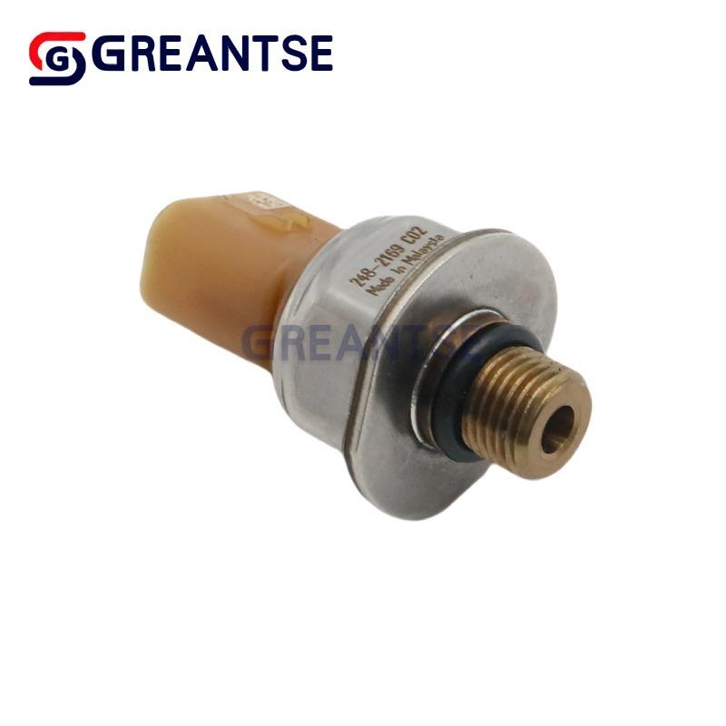 5PP4-3 248-2169 High Quality Automobiles Fuel Pressure Sensor For CAT Caterpillar C7 C9 C12 C13 C15 Auto Part Accessories gray gagahsh