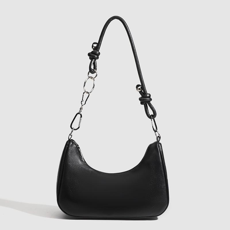 Модная сумка Niche Underarm Bag для женщин Весенняя и летняя сумка для поездок на работу Универсальная текстурированная сумка на одно плечо gray Wucifang Bags
