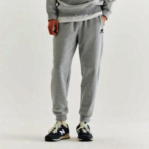 New Balance Uni Essential Brushed Jogger Pants Nbmld41013 Ac MELANGE GRAY/70 gray