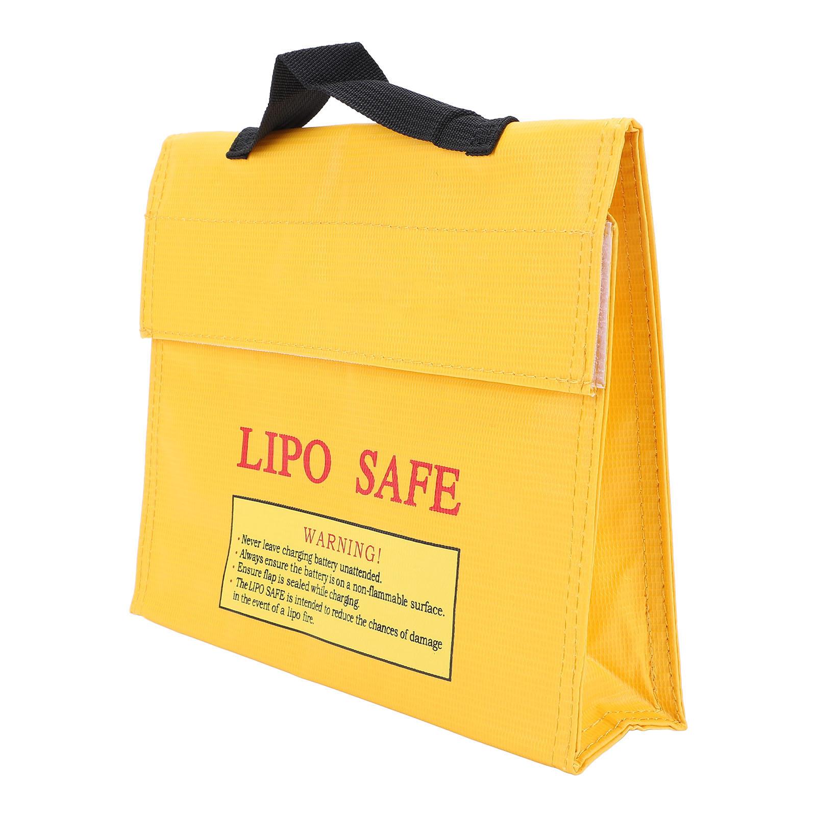 Lipo Safe Bag Lipo Battery Застежка на липучке Огнестойкий взрывобезопасный чехол для Lipo Battery Safe yellow Fishine