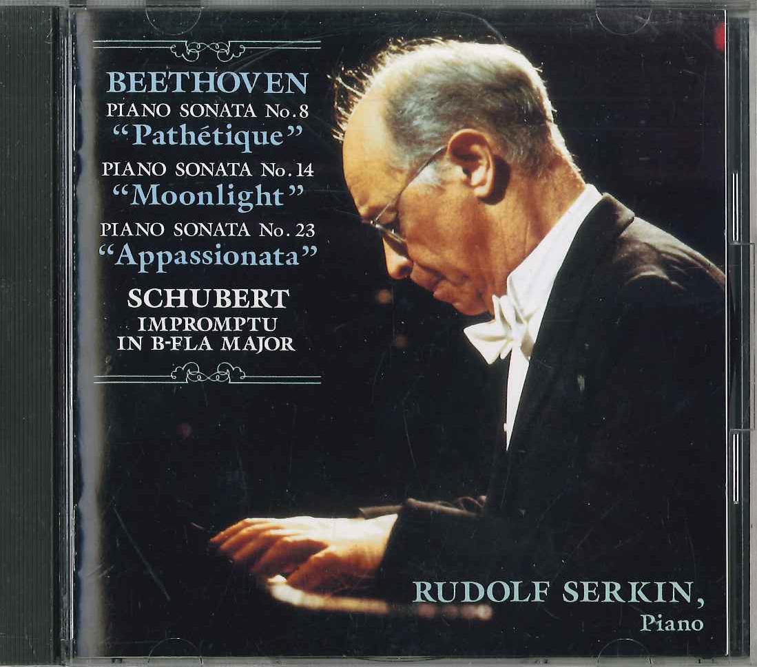 CD RUDOLF SERKIN - Beethoven 3 Great Piano Sonatas Etc FCCC30322 SONY Japan Classical Used gray RecordCityJP