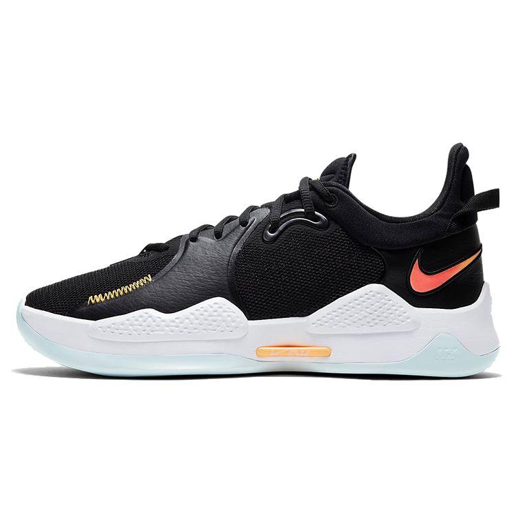 Черные мужские кроссовки Nike PG 5, белые, едва-зеленые, многоцветные CW3143-001 42 black
